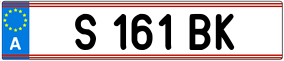 Truck License Plate